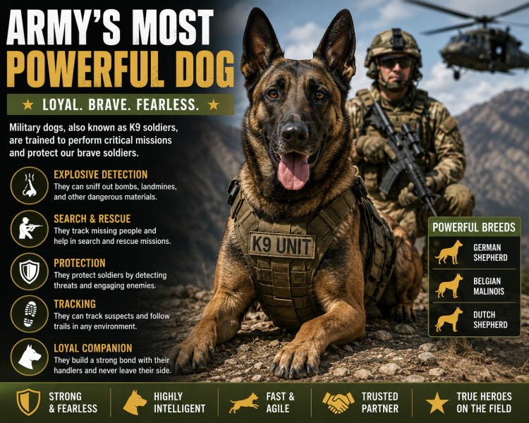 Army’s Most Powerful Dog