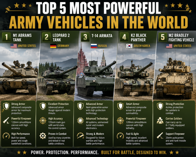 Powerful Army Vehicles